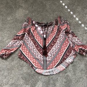 Off the shoulder shirt
